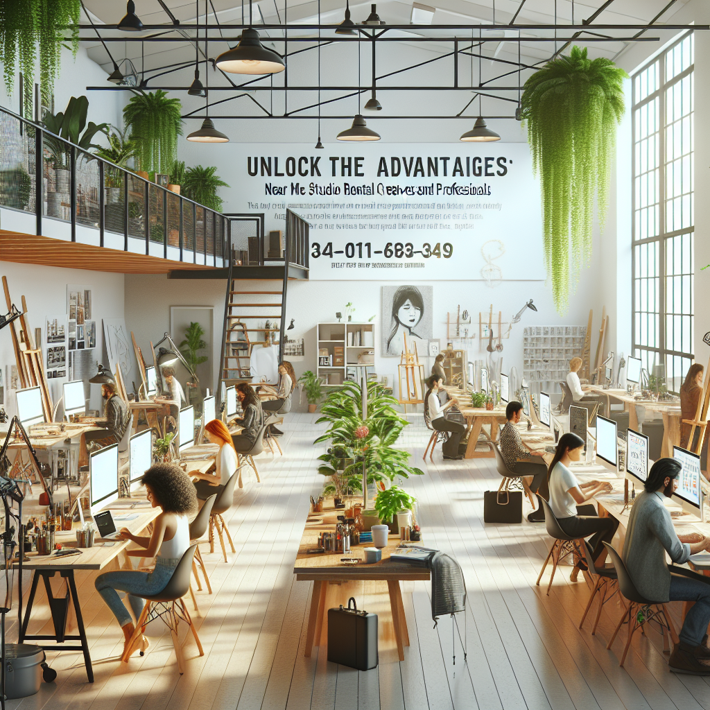 Unlocking the Advantages: Near Me Studio Rental Benefits for Creatives and Professionals